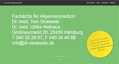 Desktop Screenshot of dr-straessle.de